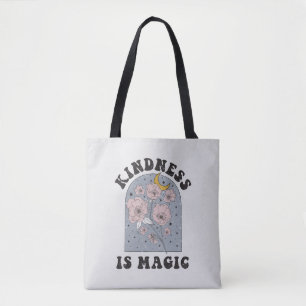 Bolsa Tote Bondade é Flores de Vintagem Mágica