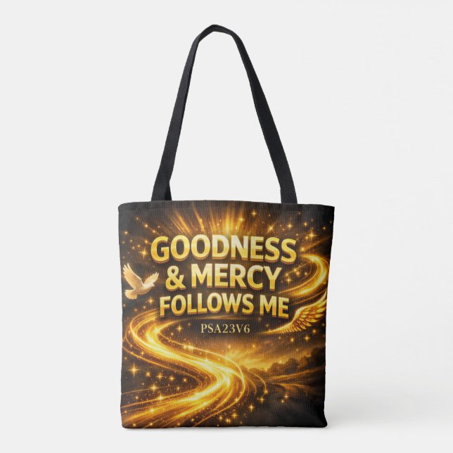 Bolsa Tote Bondade e Misericórdia (Verso)