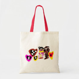 Bolsa Tote Bonecas doces do dia de São Valentim