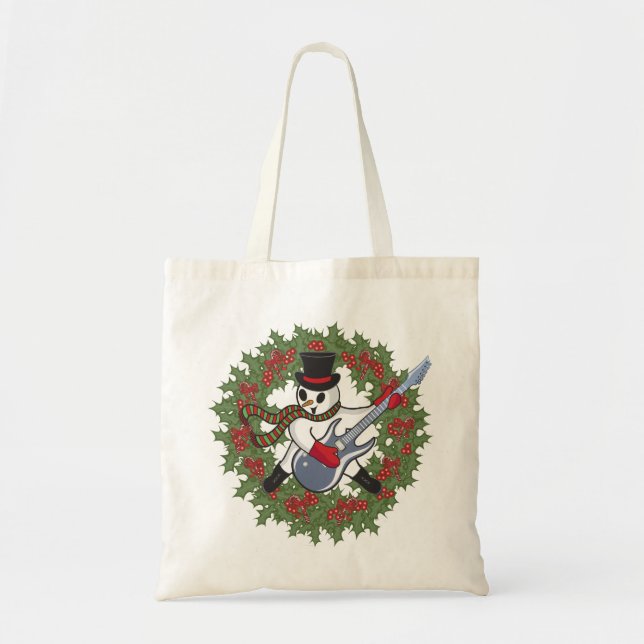 Bolsa Tote Boneco de neve de Rockin (Frente)