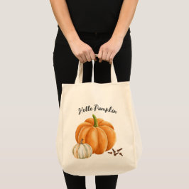 Bolsa Tote Bonita Alô Pumpkin Spice Cozy Fall