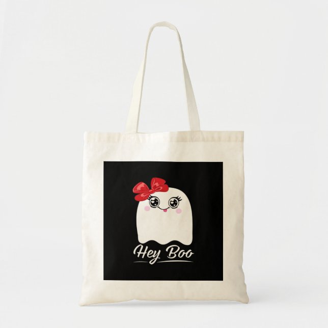 Bolsa Tote Bonita Boo Halloween (Frente)