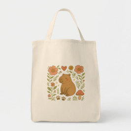 Bolsa Tote Bonita Capybara Tote Bag - Gif Estético De Animais