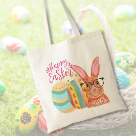 Bolsa Tote Bonita Colorida Páscoa Coalhada Ovos Páscoa