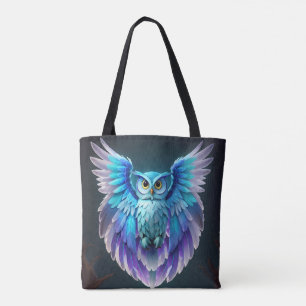 Bolsa Tote Bonita Coruja Colorida Bonita