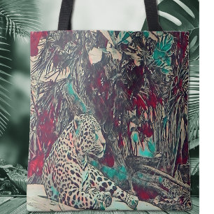 Bolsa Tote Bonita Gato da Selva Jaguar