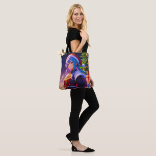 Bolsa Tote Bonita Menina de inverno