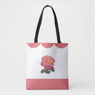 Bolsa Tote Bonita Rosa