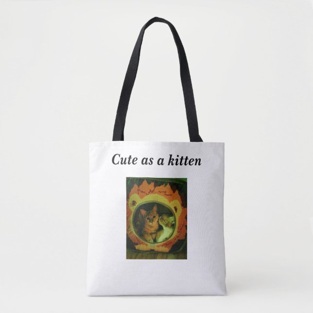 Bolsa Tote Bonito como um gatinho (Frente)