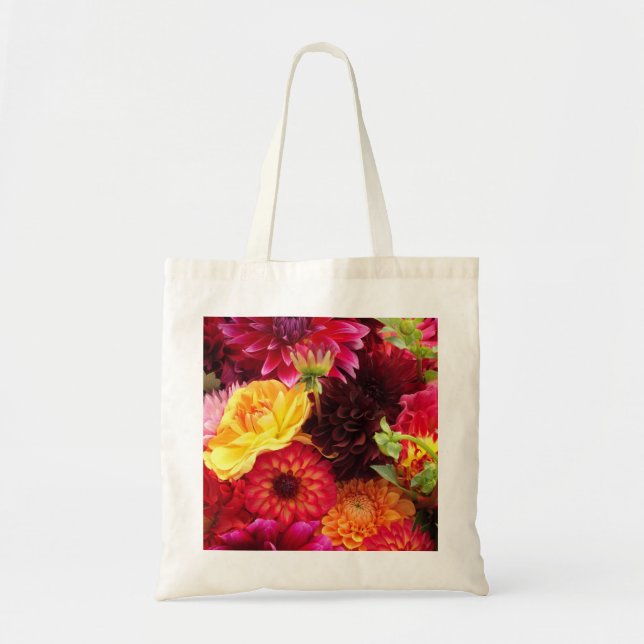 Bolsa Tote Bonito Convênio Flor de outono (Frente)