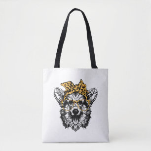 Bolsa Tote Bonito Corgi Funny Dog Lover Gift