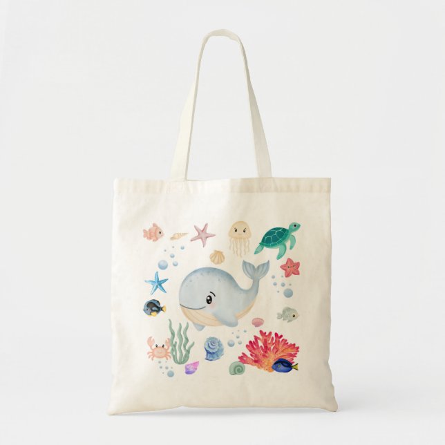 Bolsa Tote Bonito Debaixo D'água (Frente)