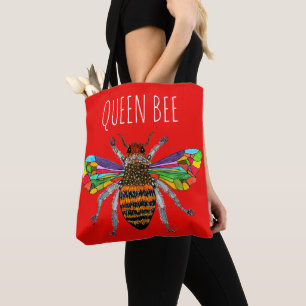 Bolsa Tote Bonito e colorido Bumble a sacola da abelha