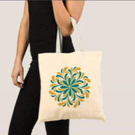 Bolsa Tote Bonito Floral Mandala