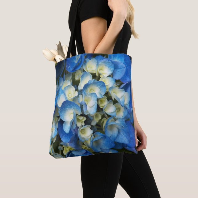 Bolsa Tote Bonito Hydrangea Floral (Close Up)