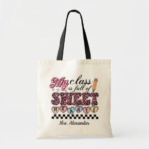 Bolsa Tote Bonito Meu Cheio De Classe De Corações Doces Perso