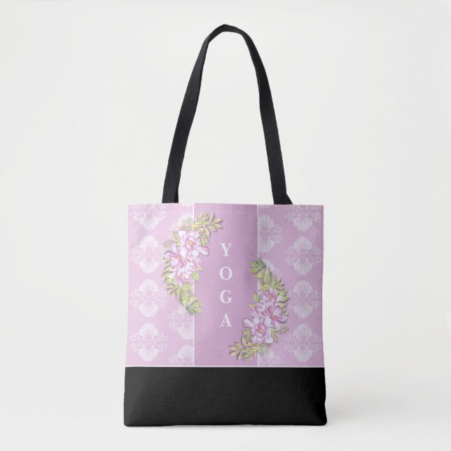 Bolsa Tote Bonito Pastel Pink YOGA  (Frente)