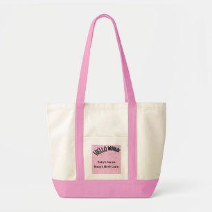 Bolsa Tote Bonito Rainbow Hello World