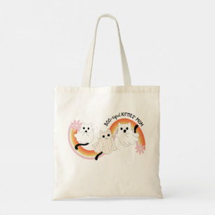 Bolsa Tote Bonito Retro Boo Bonito Ghost Cats Halloween