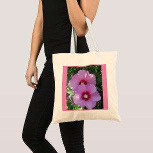 Bolsa Tote Bonito rosa rosa rosa da foto de Sharon