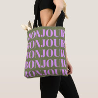 Bonjour | Tipografia das Olivas Chic e Lilac-Bold