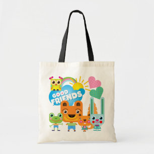 Bolsa Tote Bons amigos dos animais