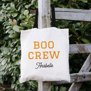 Bolsa Tote Boo Crew Monograma Halloween