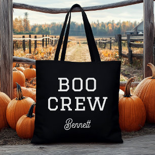 Bolsa Tote Boo Crew Monograma Halloween