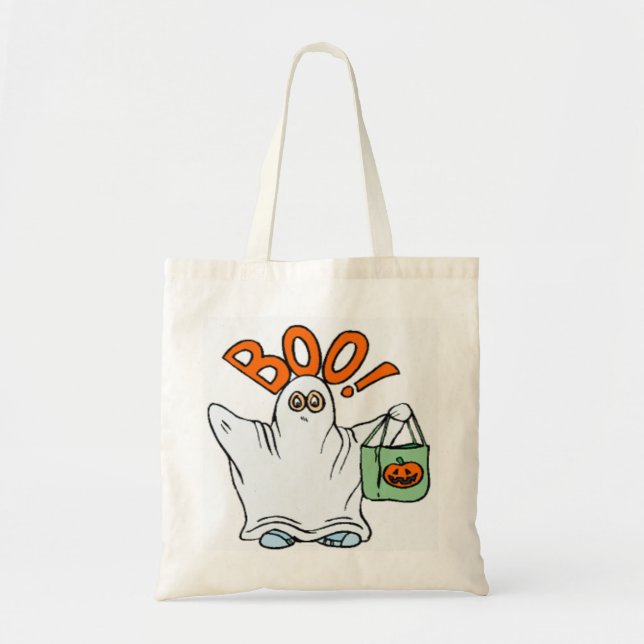 BOLSA TOTE BOO! FANTASMA (Frente)