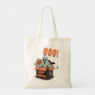Bolsa Tote BOO! Feliz Dia das Bruxas
