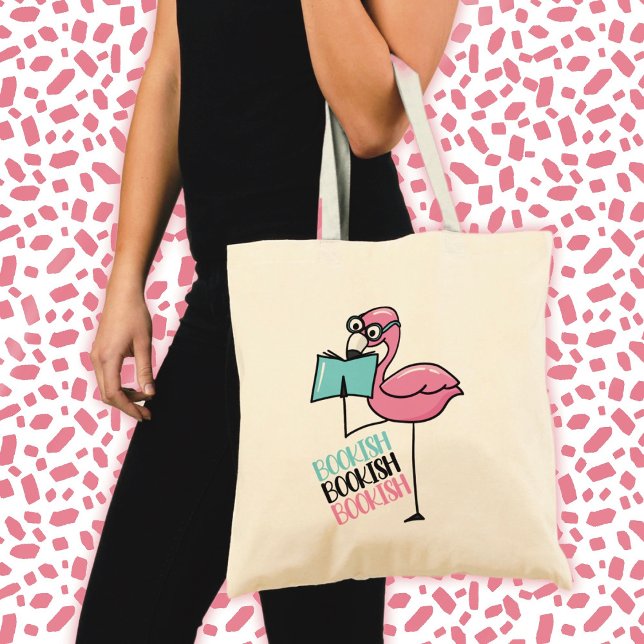 Bolsa Tote Book Lover Flamingo (Criador carregado)