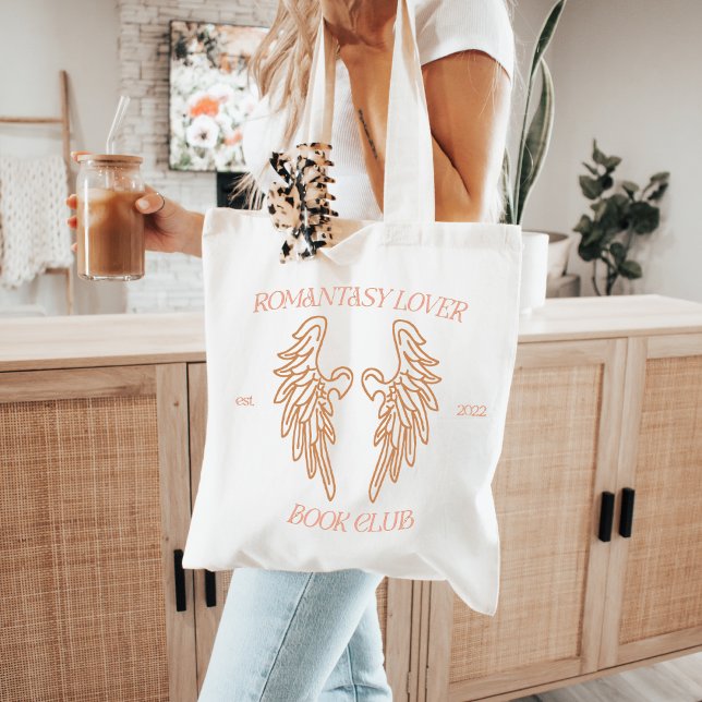 Bolsa Tote Book Lover Gift Fantasy Romantasy Romantasy (Criador carregado)