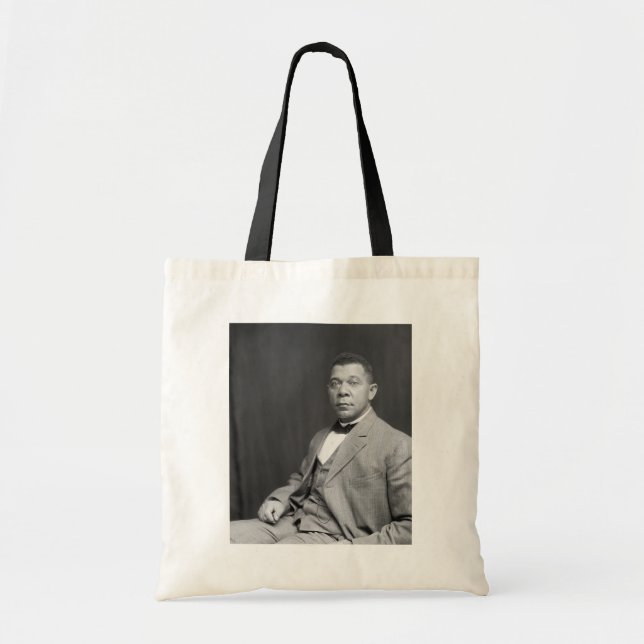 Bolsa Tote Booker Taliaferro Washington: Educador Negro (Frente)