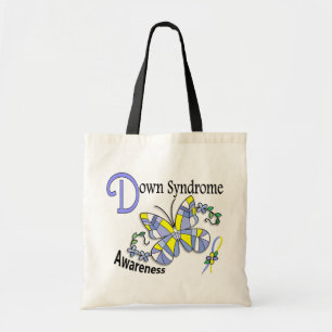 Bolsa Tote Borboleta 2 Síndrome de Down do vitral