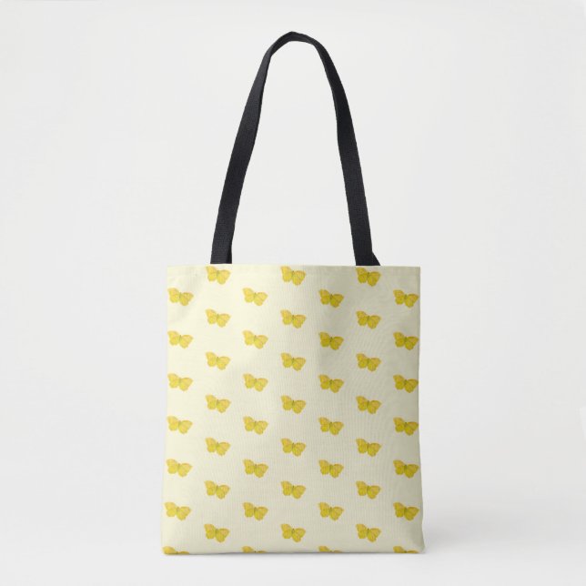 Bolsa Tote Borboleta Amarela Brimstone (Frente)