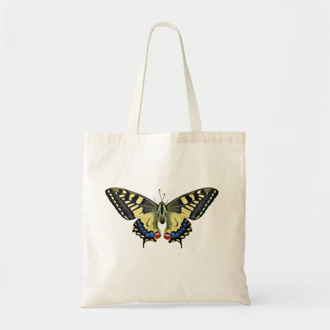 Bolsa Tote Borboleta amarela e preta (Frente)