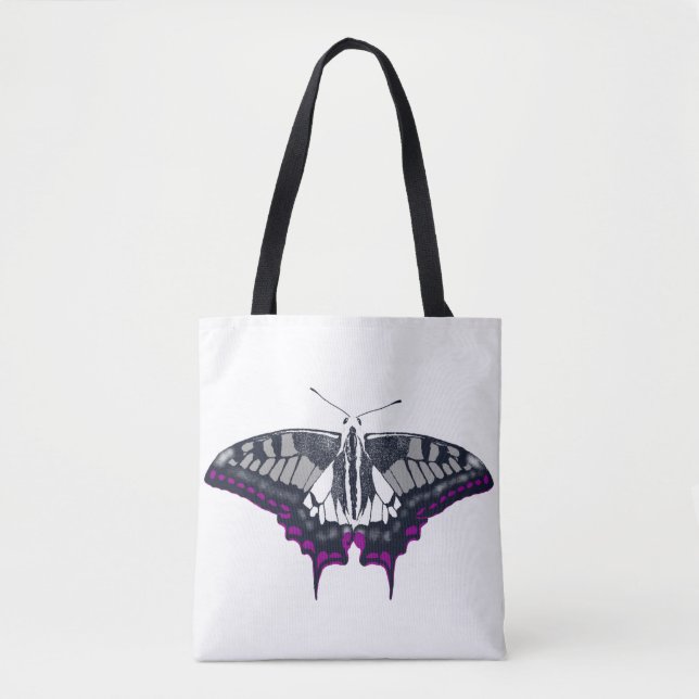 Bolsa Tote Borboleta Analítica (Frente)