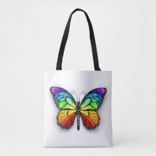 Bolsa Tote Borboleta-arco-íris Monarca
