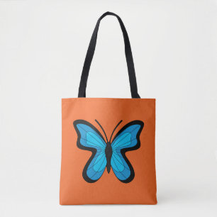 Bolsa Tote Borboleta Azul