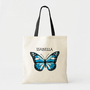Bolsa Tote Borboleta Azul Personalizada