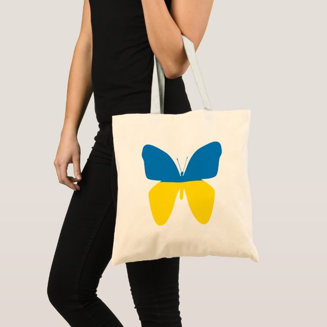 Bolsa Tote Borboleta da Ucrânia (Frente (produto))