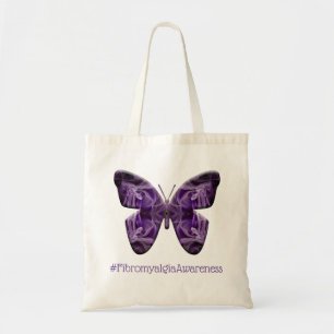 Bolsa Tote Borboleta de Sensibilização por Fibromialgia (1700