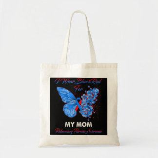 Bolsa Tote Borboleta Eu Visto Azul E Vermelho Para Minha Mãe