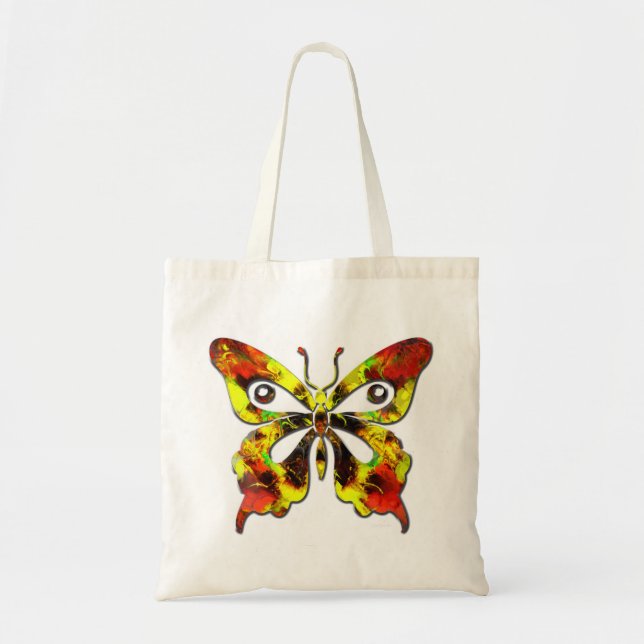 Bolsa Tote Borboleta Fractal Art 1 (Frente)