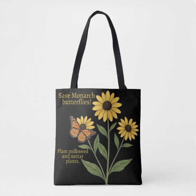 Bolsa Tote Borboleta Monarca (Frente)