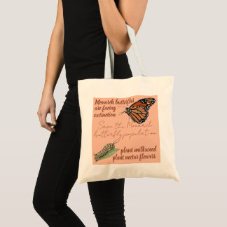 Bolsa Tote Borboleta Monarca Personalizável