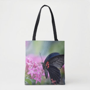 Bolsa Tote Borboleta na flor