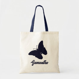 Bolsa Tote Borboleta Personalizada Minimalista Bonita