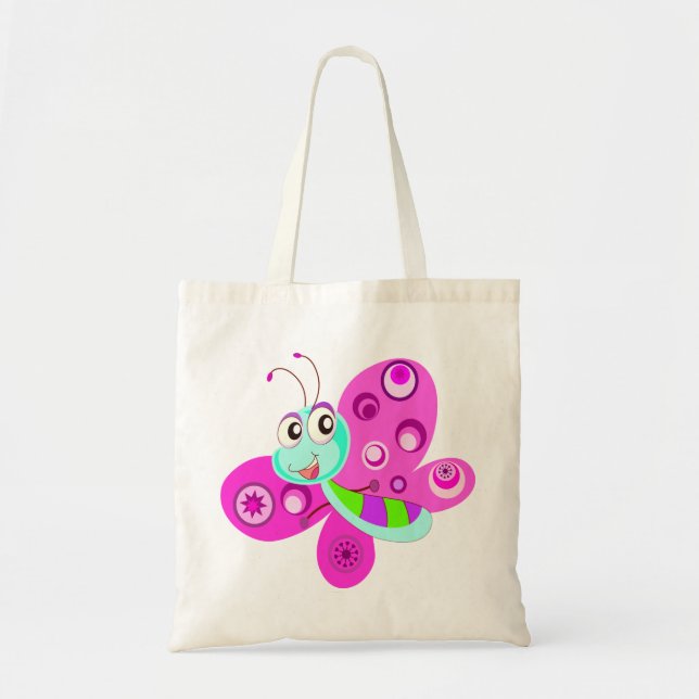 Bolsa Tote borboleta, saco das meninas (Frente)