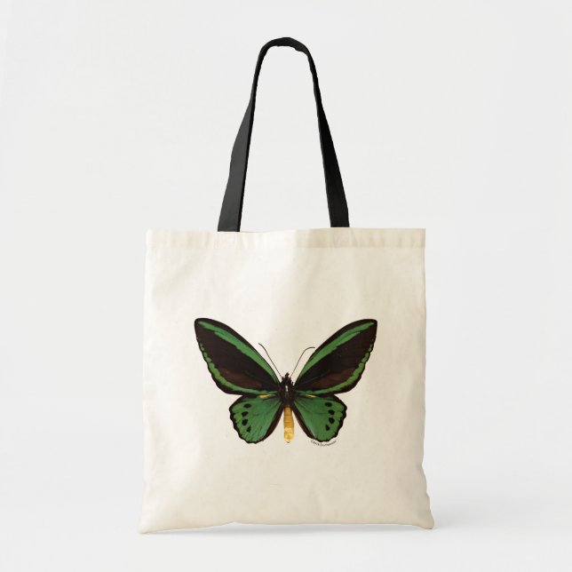 Bolsa Tote Borboleta Verde de Birdwing (Frente)